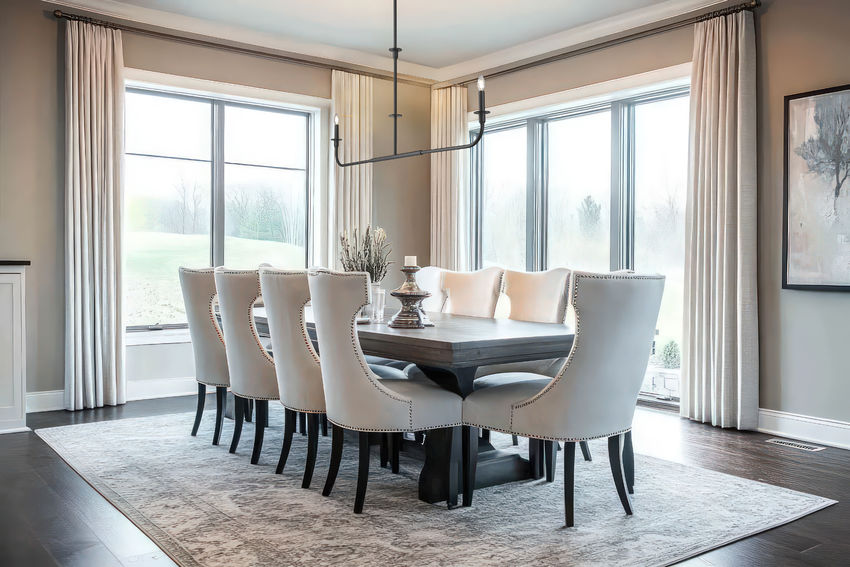 Z-Lite Tova 64" 2-Light Matte Black Steel Frame White Fabric Shade Linear Chandelier