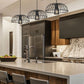 Z-Lite Valencia 56" 3-Light Matte Black Steel Linear Chandelier