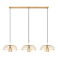 Z-Lite Valencia 56" 3-Light Modern Gold Steel Linear Chandelier