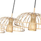 Z-Lite Valencia 56" 3-Light Modern Gold Steel Linear Chandelier