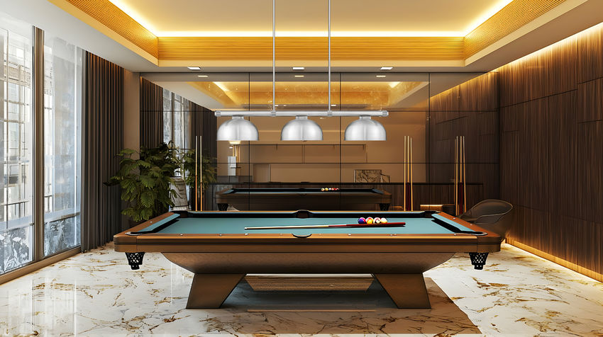 Z-Lite Vanguard 3050-3BN-D13BN 59" 3-Light Brushed Nickel Steel and Aluminum Frame Brushed Nickel Steel Shade Billiard Light