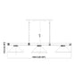Z-Lite Vanguard 3050-3BN-MB15 59" 3-Light Brushed Nickel Steel and Aluminum Billiard Light
