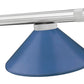 Z-Lite Vanguard 3050-3BN-MNB 59" 3-Light Brushed Nickel Steel and Aluminum Frame Navy Blue Steel Shade Billiard Light