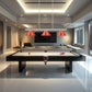 Z-Lite Vanguard 3050-3BN-PRD 59" 3-Light Brushed Nickel Steel and Aluminum Frame Red Plastic Shade Billiard Light
