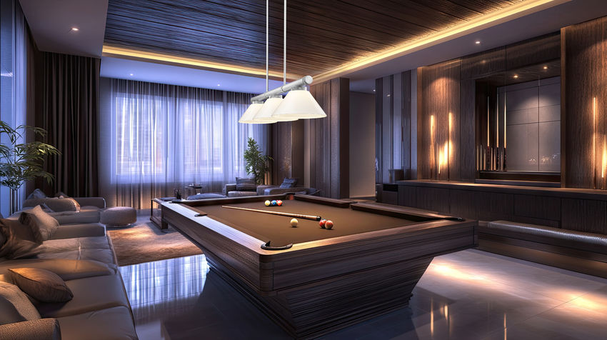 Z-Lite Vanguard 3050-3BN-PWH 59" 3-Light Brushed Nickel Steel and Aluminum Frame White Plastic Shade Billiard Light