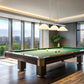 Z-Lite Vanguard 3050-3BN-WM16 59" 3-Light Brushed Nickel Steel and Aluminum Frame White Mottle Glass Shade Billiard Light