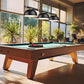 Z-Lite Vanguard 3050-3MB-RB-D13MB 59" 3-Light Matte Black and Rubbed Brass Steel and Aluminum Frame Matte Black Steel Shade Billiard Light