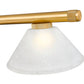 Z-Lite Vanguard 3050-3RB-AWL14 59" 3-Light Rubbed Brass Steel and Aluminum Frame White Linen Glass Shade Billiard Light