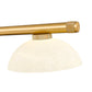 Z-Lite Vanguard 3050-3RB-DGM14 59" 3-Light Rubbed Brass Steel and Aluminum Frame Golden Mottle Glass Shade Billiard Light