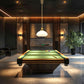 Z-Lite Vanguard 3050-3RB-DWL14 59" 3-Light Rubbed Brass Steel and Aluminum Frame White Linen Glass Shade Billiard Light