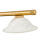 Z-Lite Vanguard 3050-3RB-GM16 59" 3-Light Rubbed Brass Steel and Aluminum Frame Golden Mottle Glass Shade Billiard Light