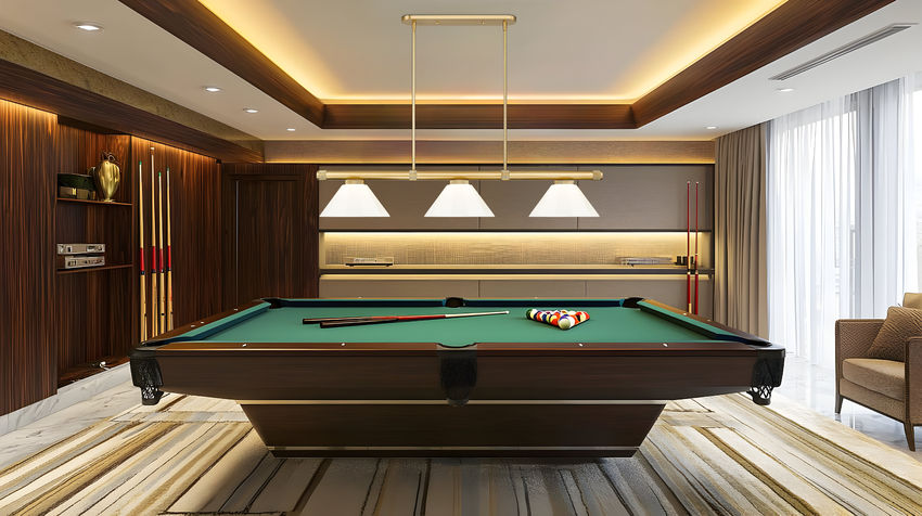 Z-Lite Vanguard 3050-3RB-PWH 59" 3-Light Rubbed Brass Steel and Aluminum Frame White Plastic Shade Billiard Light