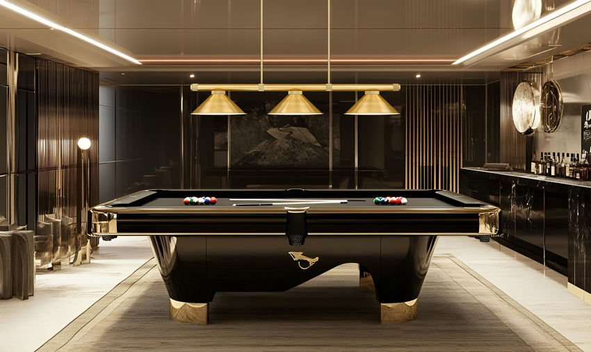 Z-Lite Vanguard 3050-3RB-RB15 59" 3-Light Rubbed Brass Steel and Aluminum Billiard Light