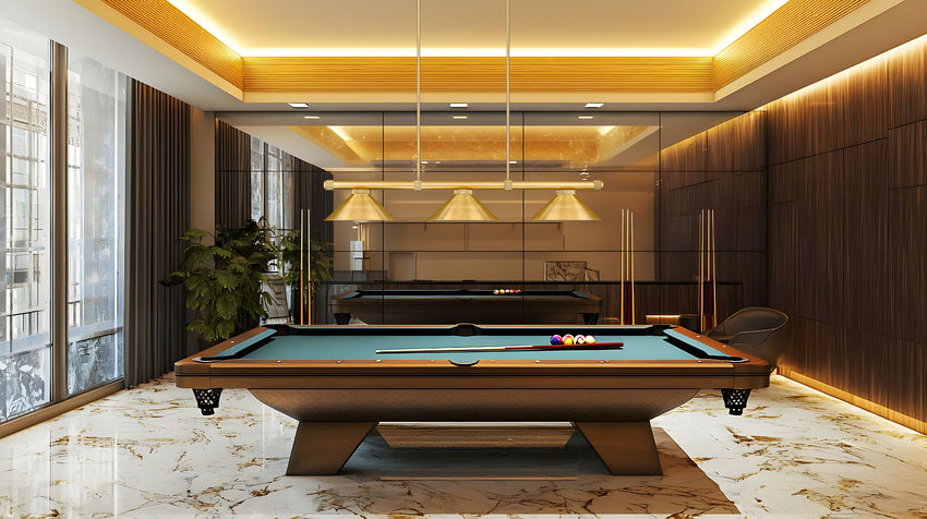 Z-Lite Vanguard 3050-3RB-RB15 59" 3-Light Rubbed Brass Steel and Aluminum Billiard Light