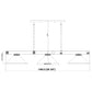 Z-Lite Vanguard 3050-3RB-RB15 59" 3-Light Rubbed Brass Steel and Aluminum Billiard Light