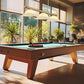 Z-Lite Vanguard 3050-3RB-WM16 59" 3-Light Rubbed Brass Steel and Aluminum White Mottle Glass Billiard Light