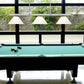 Z-Lite Vanguard 59" 3-Light Brushed Nickel Steel and Aluminum Frame Matte Opal Glass Shade Billiard Light