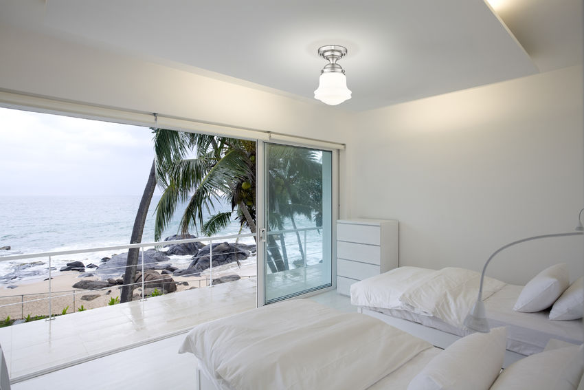 Z-Lite Vaughn 1-Light Brushed Nickel Steel Frame Matte Opal Glass Shade Flush Mount Lighting