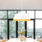 Z-Lite Vega 32" 3-Light Matte White Steel Frame Matte White and Gold Frame Pendant Light