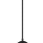 Z-Lite Vega 8" 1-Light Matte Black Steel Frame Matte Black and Gold Frame Pendant Light
