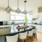 Z-Lite Vertical 11" 1-Light Bronze and Olde Brass Pendant Light