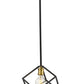 Z-Lite Vertical 11" 1-Light Bronze and Olde Brass Pendant Light