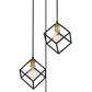 Z-Lite Vertical 18" 3-Light Bronze and Olde Brass Pendant Light
