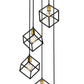 Z-Lite Vertical 21" 5-Light Bronze and Olde Brass Pendant Light