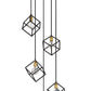 Z-Lite Vertical 21" 5-Light Bronze and Olde Brass Pendant Light