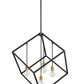 Z-Lite Vertical 34" 4-Light Bronze and Olde Brass Pendant Light