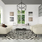 Z-Lite Vertical 34" 4-Light Matte Black and Brushed Nickel Pendant Light
