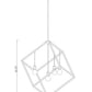 Z-Lite Vertical 34" 4-Light Matte Black and Brushed Nickel Pendant Light