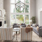 Z-Lite Vertical 44" 7-Light Bronze and Olde Brass Pendant Light