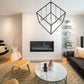 Z-Lite Vertical 44" 7-Light Matte Black and Brushed Nickel Pendant Light