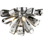 Z-Lite Vex 20" 5-Light Chrome Flush Mount Lighting