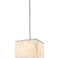 Z-Lite Viviana 12" 1-Light Polished Nickel Pendant Light With Alabaster Resin Shade