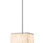 Z-Lite Viviana 12" 1-Light Polished Nickel Pendant Light With Alabaster Resin Shade