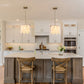 Z-Lite Viviana 12" 1-Light Rubbed Brass Pendant Light With Alabaster Resin Shade