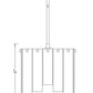 Z-Lite Viviana 12" 1-Light Rubbed Brass Pendant Light With Alabaster Resin Shade
