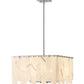 Z-Lite Viviana 20" 8-Light Polished Nickel Pendant Light With Alabaster Resin Shade