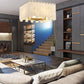Z-Lite Viviana 20" 8-Light Rubbed Brass Pendant Light With Alabaster Resin Shade