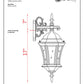 Z-Lite Wakefield 10" 1-Light Black Aluminum Outdoor Wall Sconce With Clear Beveled Glass Shade