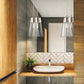 Z-Lite Wentworth 12" 1-Light Polished Nickel Pendant Light With Clear Glass Shade