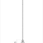 Z-Lite Wentworth 12" 1-Light Rubbed Brass Pendant Light With Clear Glass Shade