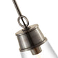Z-Lite Wentworth 8" 1-Light Plated Bronze Pendant Light With Clear Glass Shade