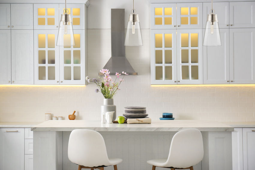 Z-Lite Wentworth 8" 1-Light Polished Nickel Pendant Light With Clear Glass Shade