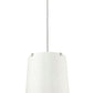 Z-Lite Weston 24" 6-Light Brushed Nickel and Cream Fabric Shade Pendant Light