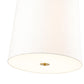 Z-Lite Weston 24" 6-Light Modern Gold and White Linen Fabric Shade Pendant Light