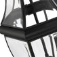 Z-Lite Westover 10" W x 20" H 2-Light Black Outdoor Pier Mounted Fixture and Square Pier Mount Hardware With Clear Beveled Glass Shade