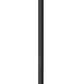 Z-Lite Westover 33" W x 138" H 12-Light Black Brass Clear Beveled Glass Shade Outdoor Post Mounted Fixture